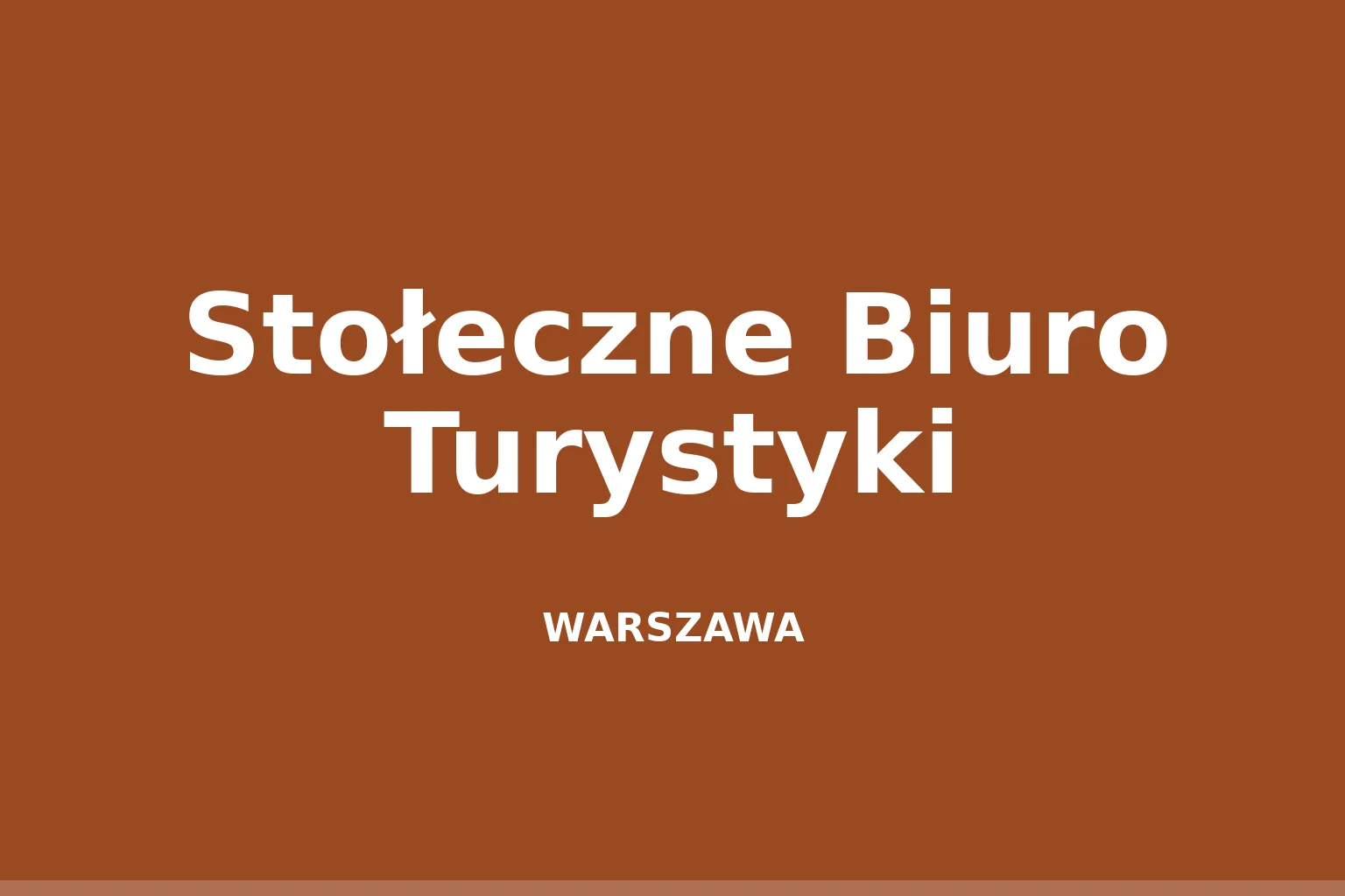 Stołeczne Biuro Turystyki
