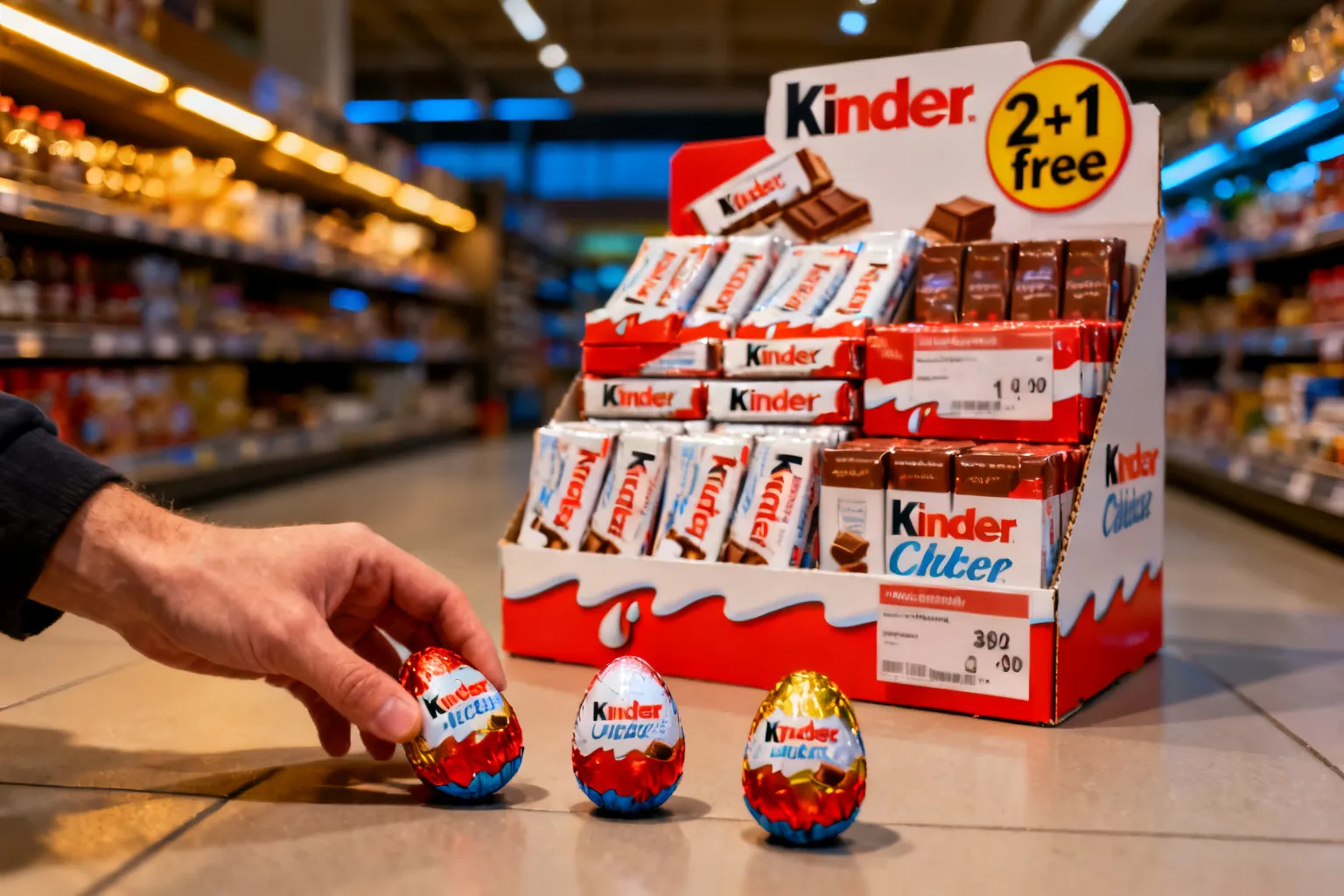 Biedronka: promocja Kinder 2+1 gratis od 15 do 17 października 2026