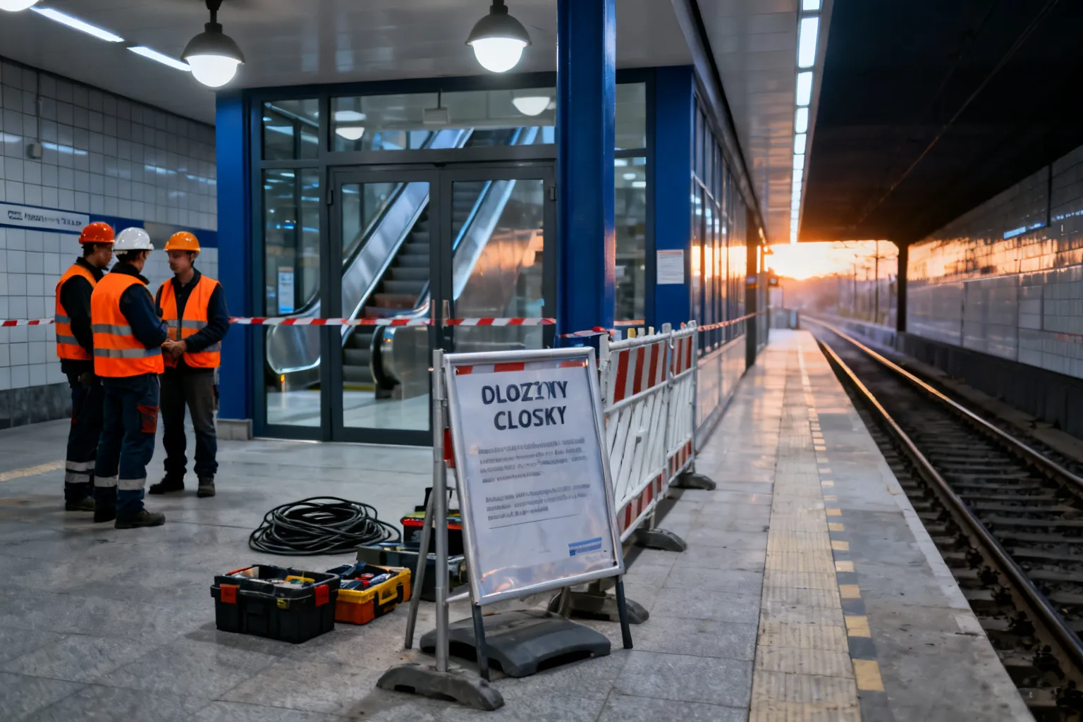 Zamknięcie stacji Bemowo i Ulrychów na metrze M2 — dziewięć dni utrudnień