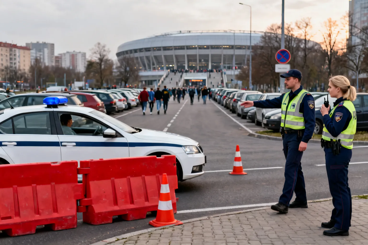 Zmiany w ruchu przy PGE Narodowym podczas meczu Polska–Rumunia