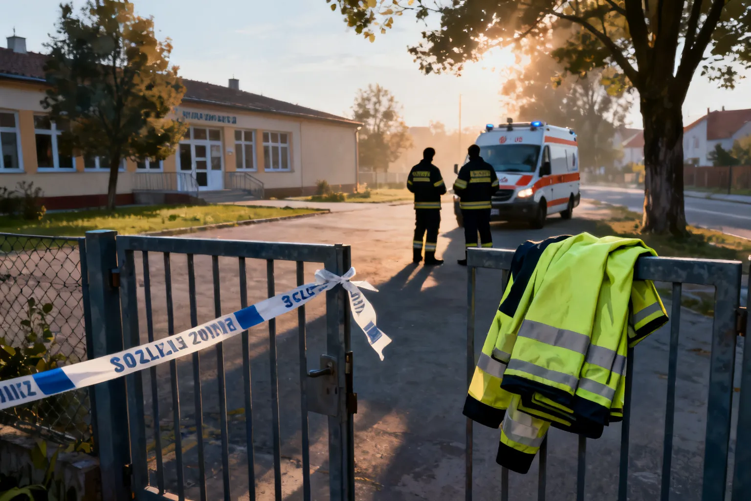 Atak nożem w Leszczydole-Nowinach — 15‑latek ranił trzy osoby, woźna nie żyje