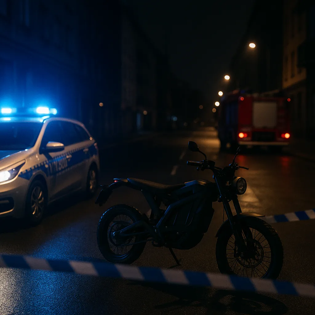 15-latek elektryczny motocykl Karmelicka Warszawa — zatrzymanie w Śródmieściu