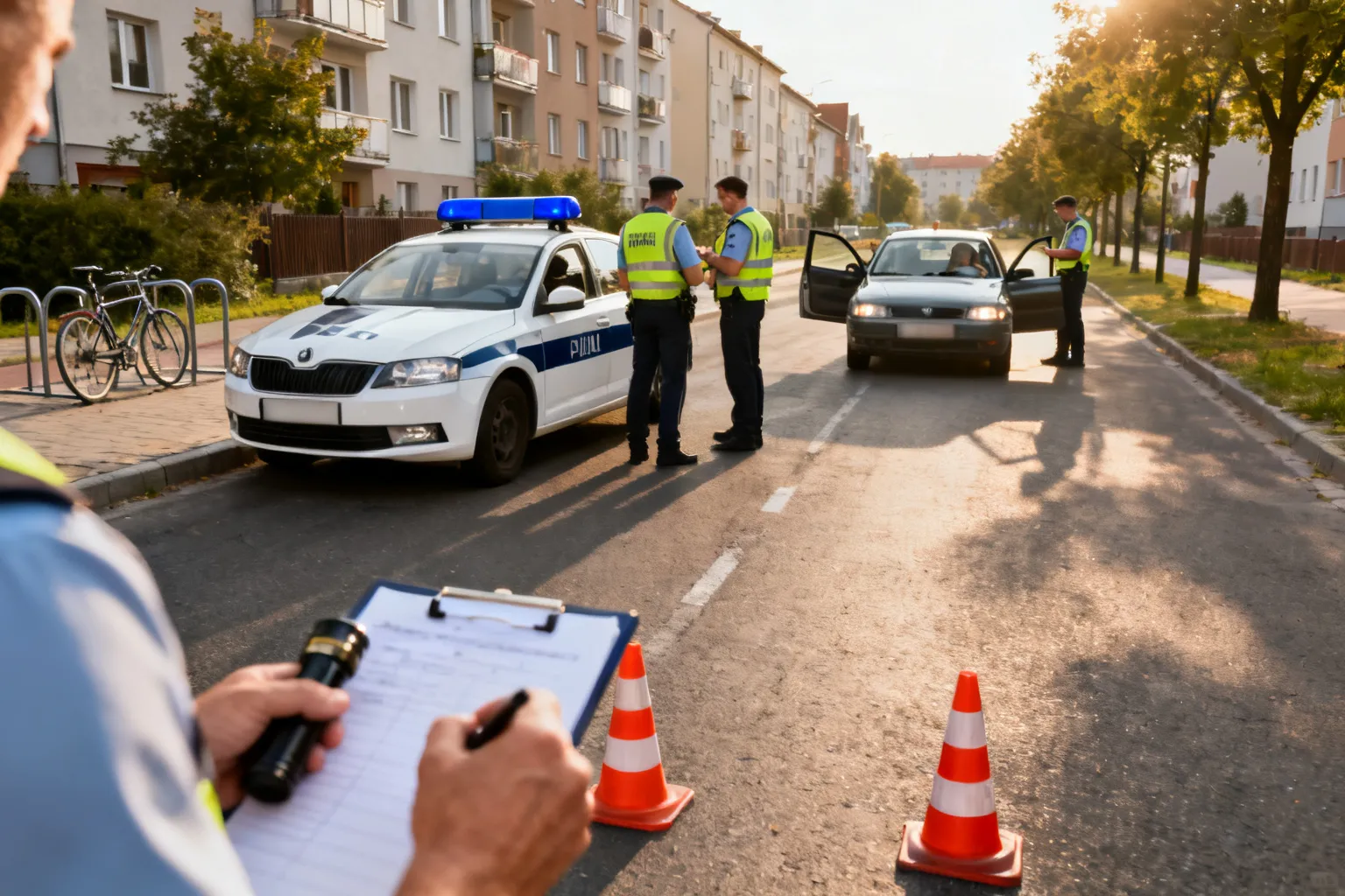 41 osób zatrzymanych w działaniach drogowych na Mokotowie, Ursynowie i Wilanowie