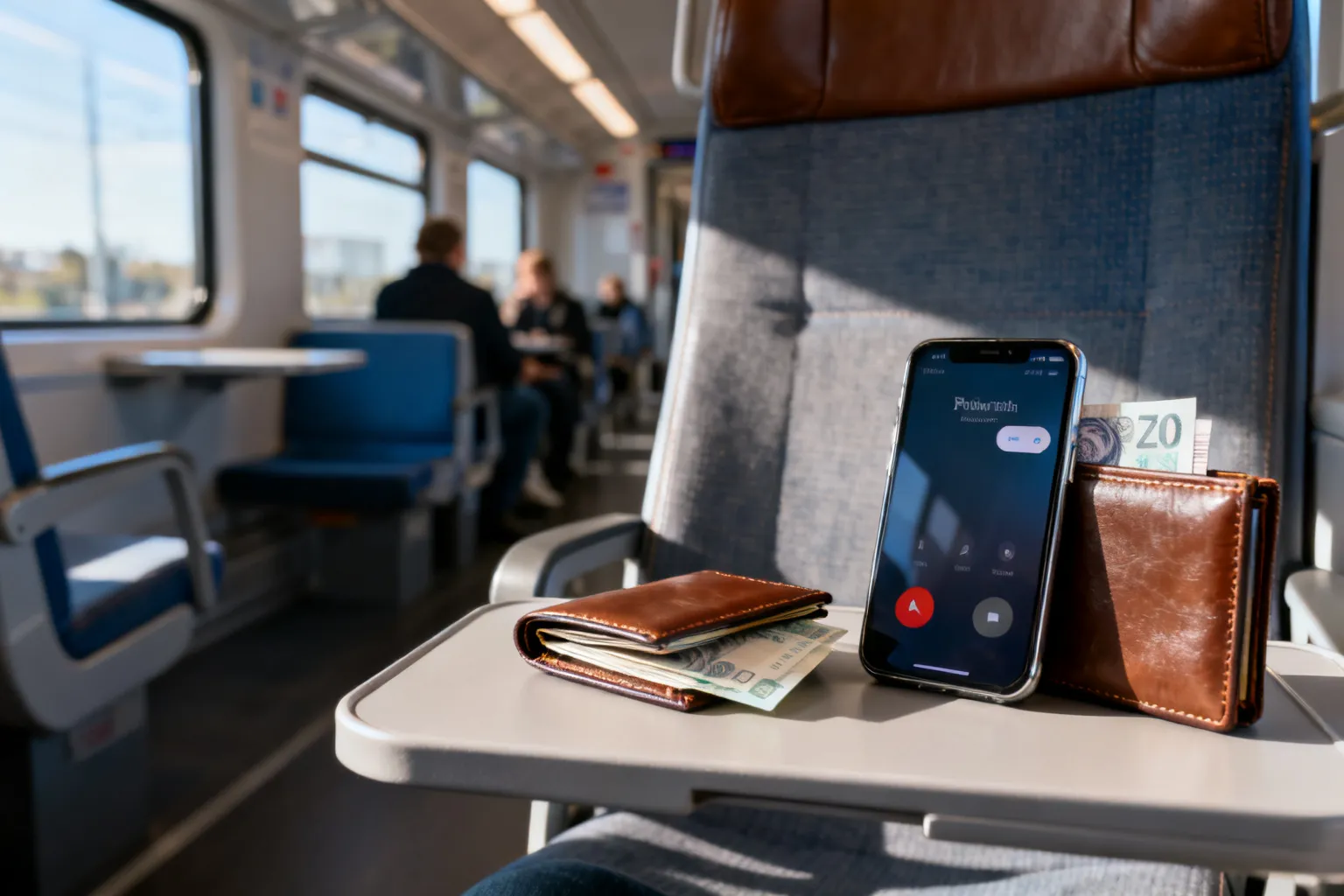 Oszustwo telefoniczne w pociągu. Mężczyzna stracił 2 200 zł