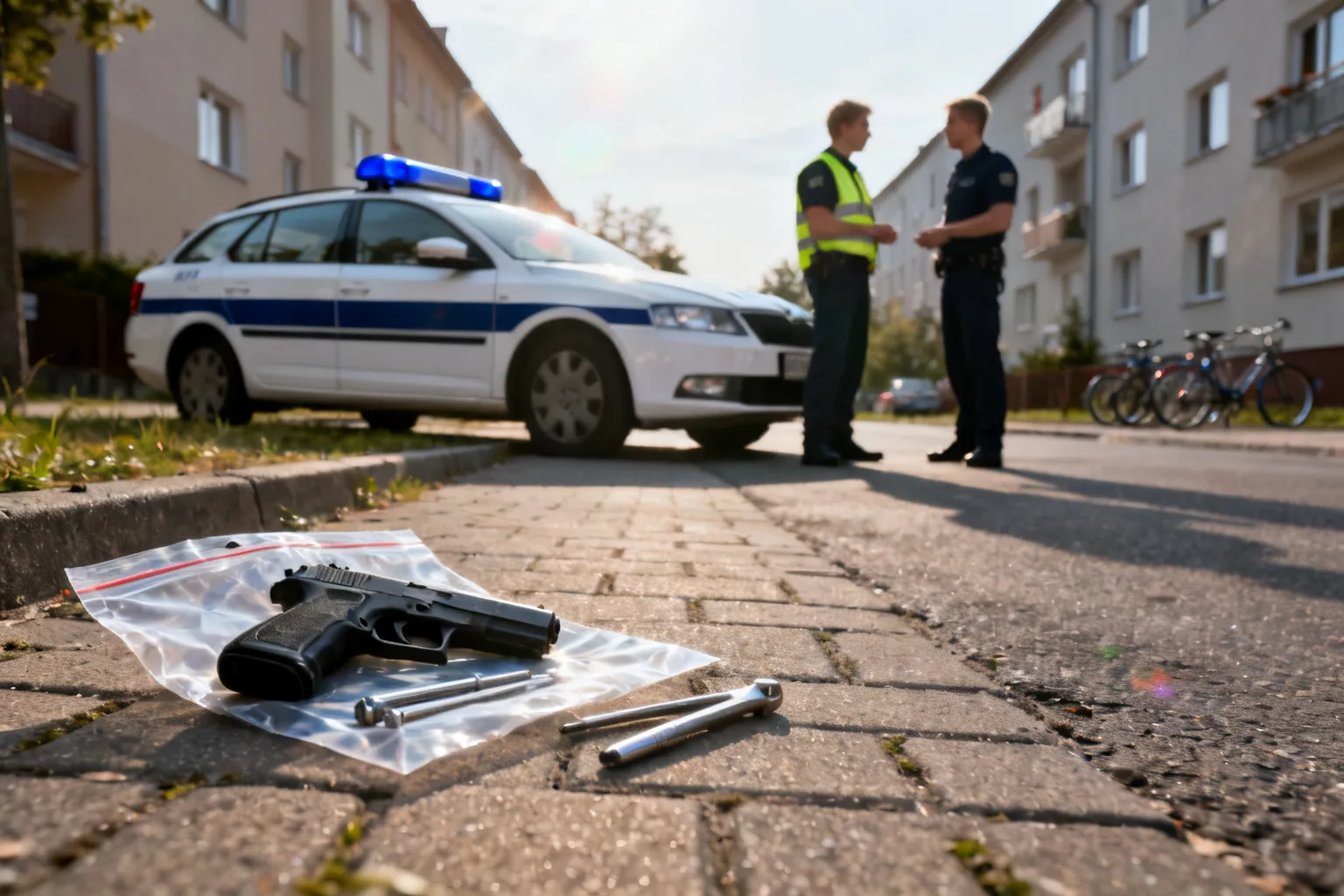 16-latek z Woli zatrzymany. Policja zabezpieczyła broń i narzędzia mogące służyć do zabójstwa