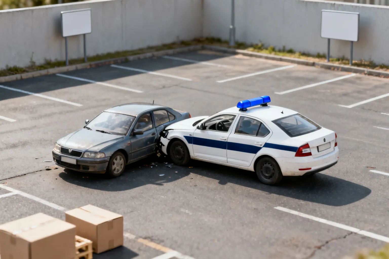 47-latek z sądowym zakazem i blisko 2 promilami potrącił kobietę na parkingu