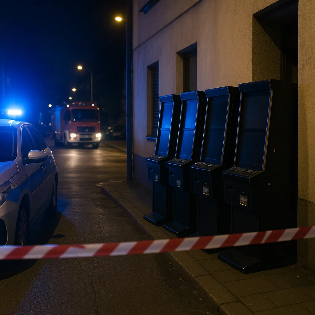 Cztery nielegalne automaty zabezpieczone na Bielanach
