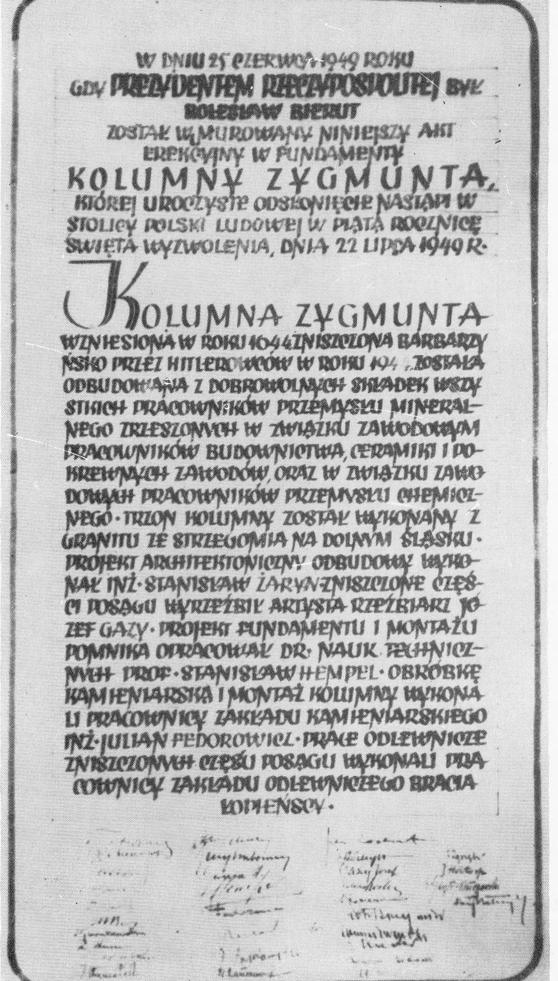 Kolumna Zygmunta III Wazy