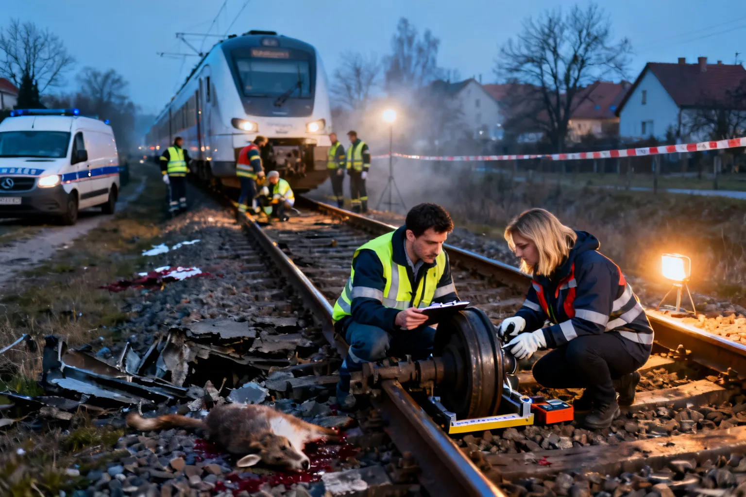 Intercity uderzył w zwierzynę Małkinia — utrudnienia na linii Warszawa–Białystok