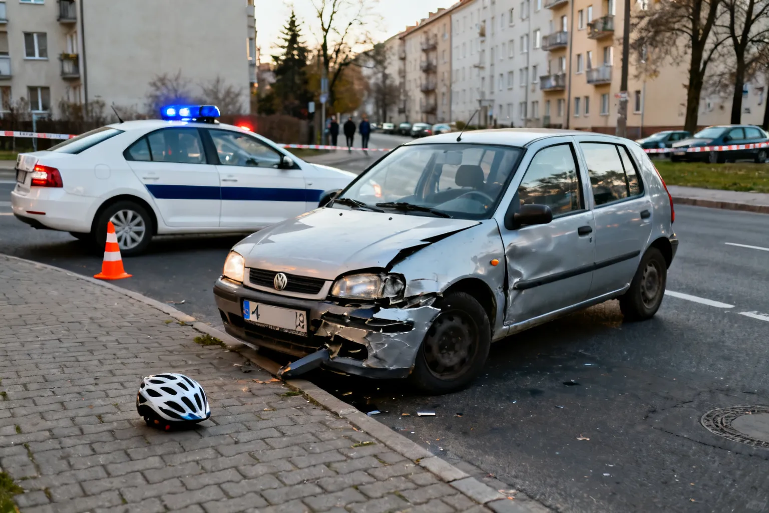 14-latek spowodował kolizję na ul. Stalowej w Warszawie