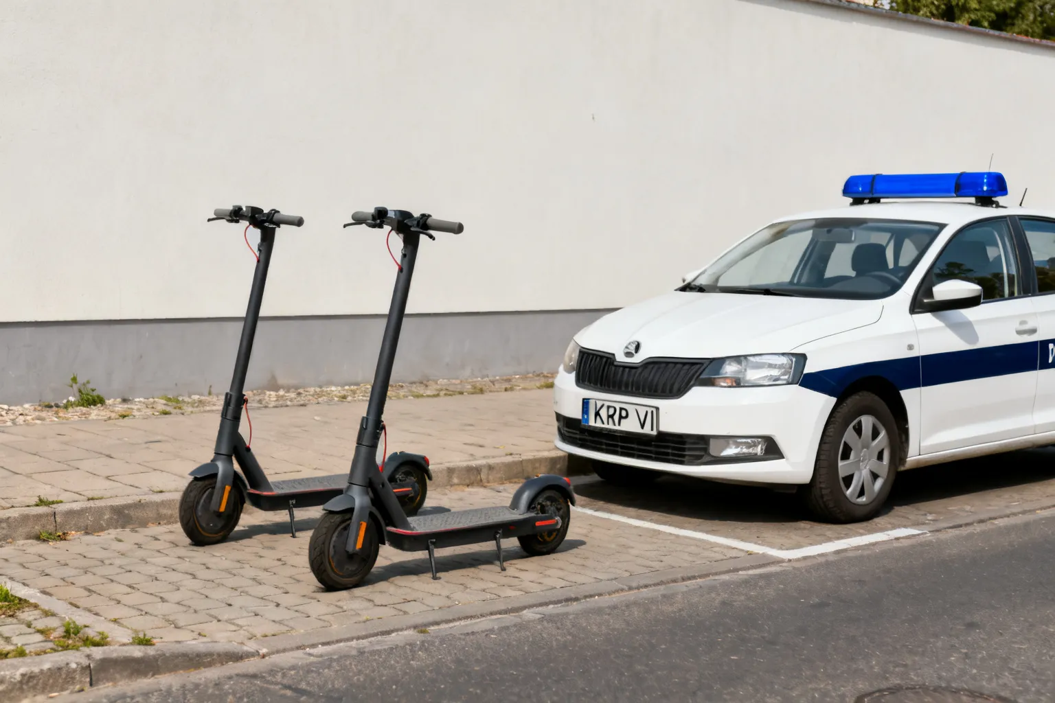 12-latkowie na hulajnogach elektrycznych zatrzymani podczas kontroli KRP VII
