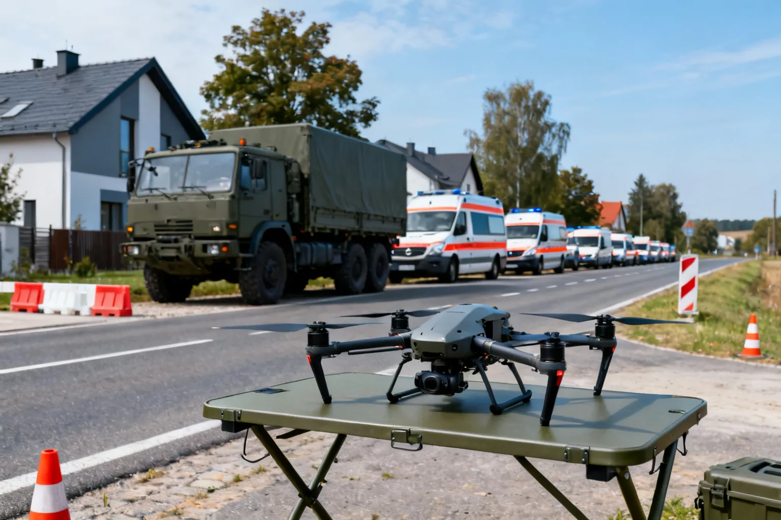 Ćwiczenia DRON-26 Brok 2026 — służby i wojsko na drogach 9–10 września