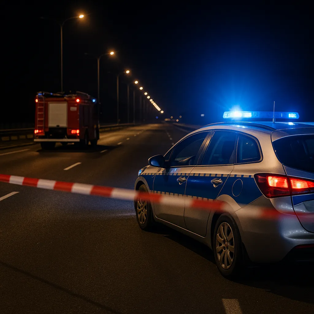 Piaseczno: interwencje policjantów na S8 i zarzuty wobec funkcjonariusza