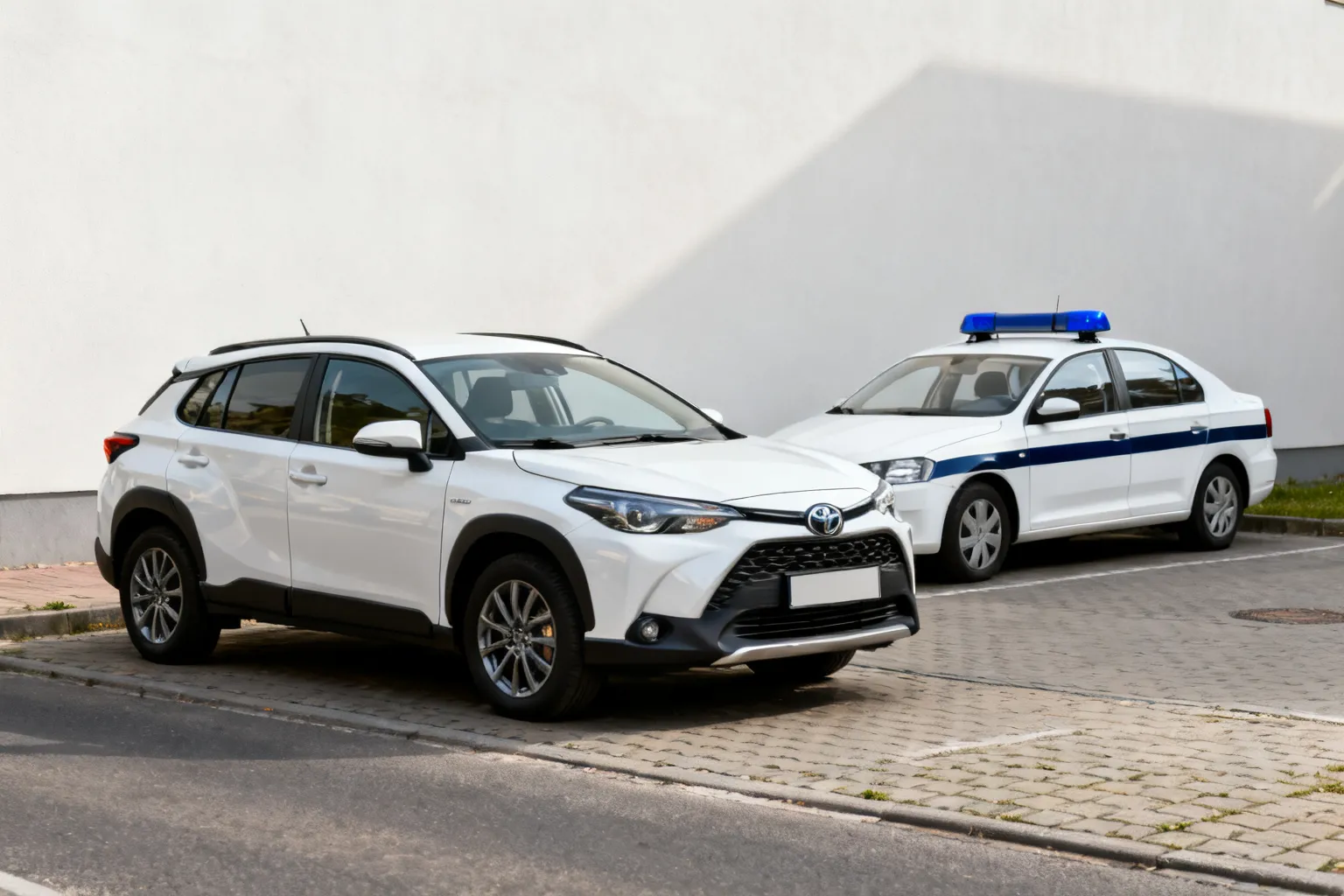 Odzyskano Toyotę Corolla Cross. 21-latek zatrzymany i aresztowany