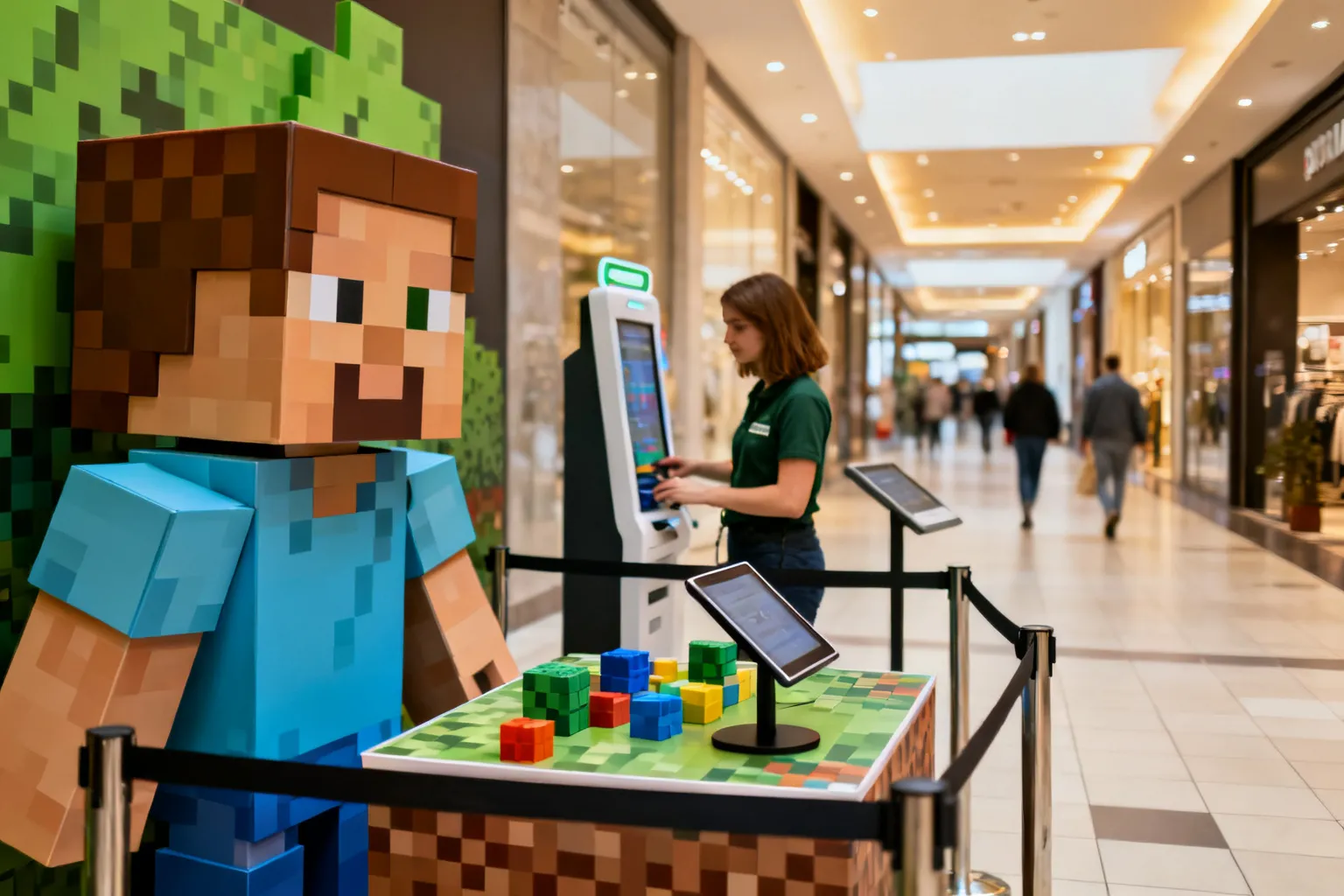 G City Targówek Minecraft 10 października — świat Paliona w centrum handlowym