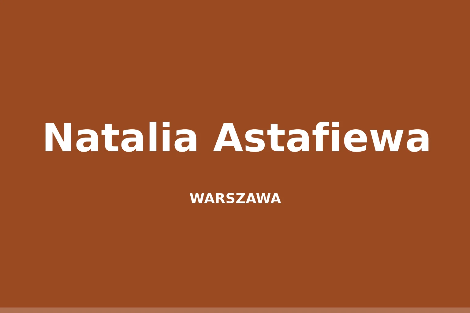Natalia Astafiewa