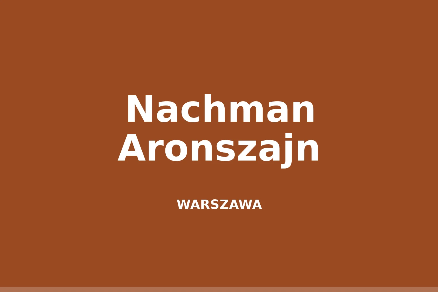Nachman Aronszajn