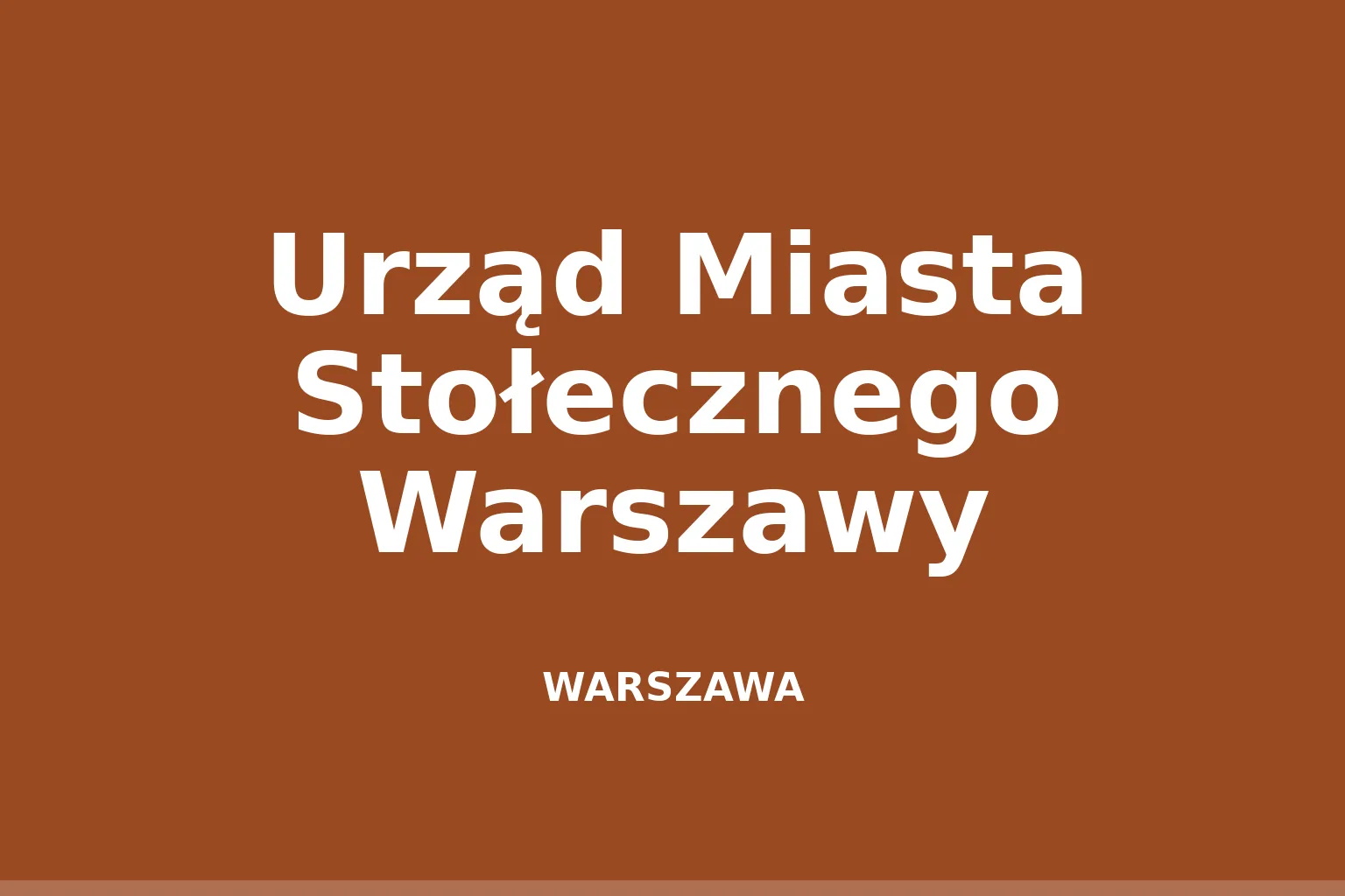 Urząd Miasta Stołecznego Warszawy