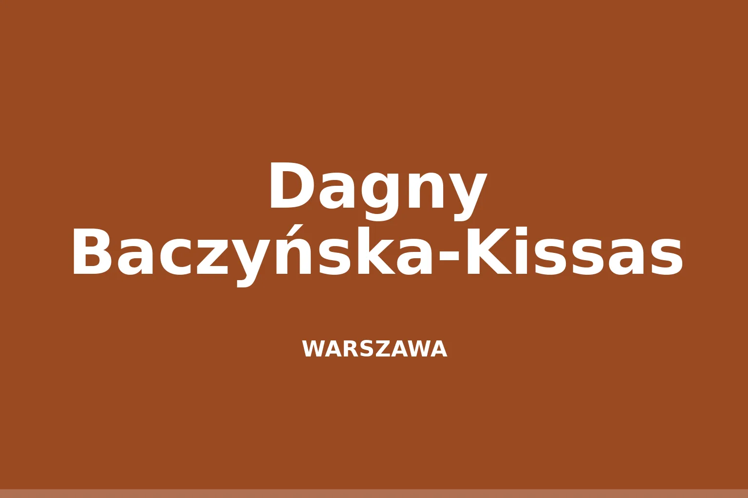 Dagny Baczyńska-Kissas