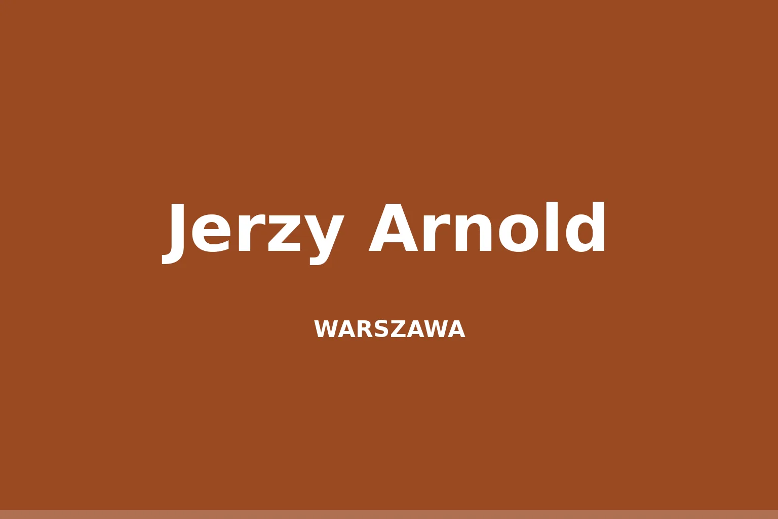 Jerzy Arnold